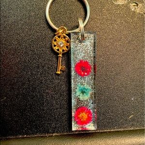 Flower keychain